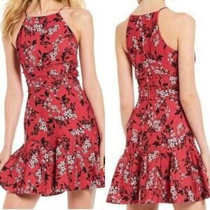 Keepsake The‎ Label Cherished Red Mini Dress Size 6 NEW